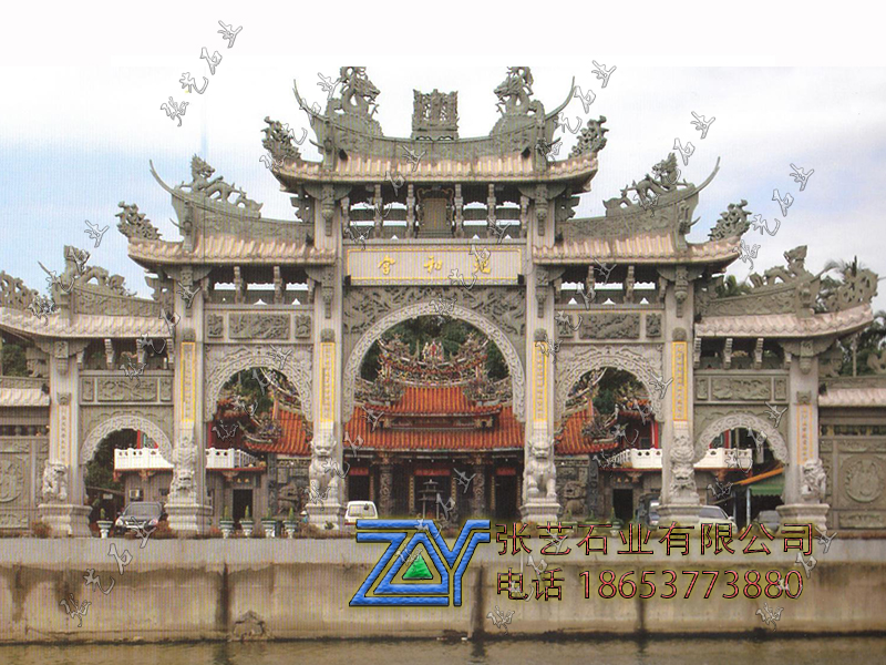 寺廟山門 