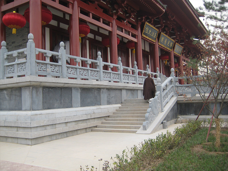 寺院石欄桿 