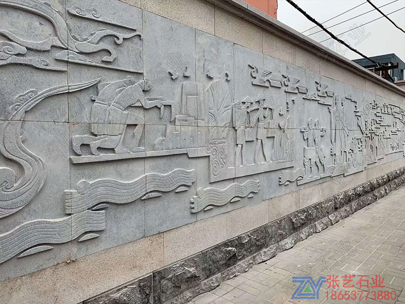中國夢浮雕文化墻壁畫 