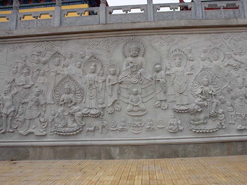青石浮雕為什么多用于寺廟石材浮雕壁畫(huà)之中